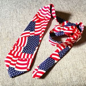 E. Graziano American Flag Tie